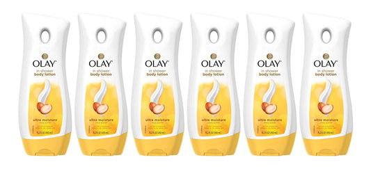 Olay Ultra Moisture In-Shower Lotion With Shea Butter 15.2 Ounce (449ml) (6 Pack)