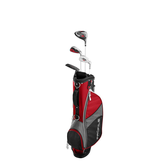 Wilson Profile JGI Junior Complete Golf Set - Small, Red, Right Hand