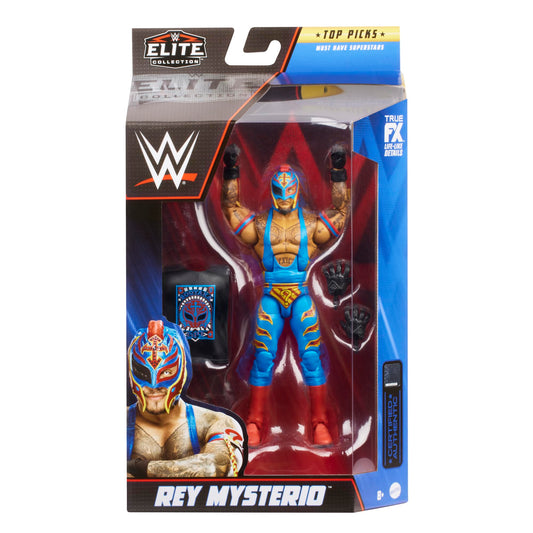 Mattel WWE Elite Action Figure Rey Mysterio Top Picks with Accessory