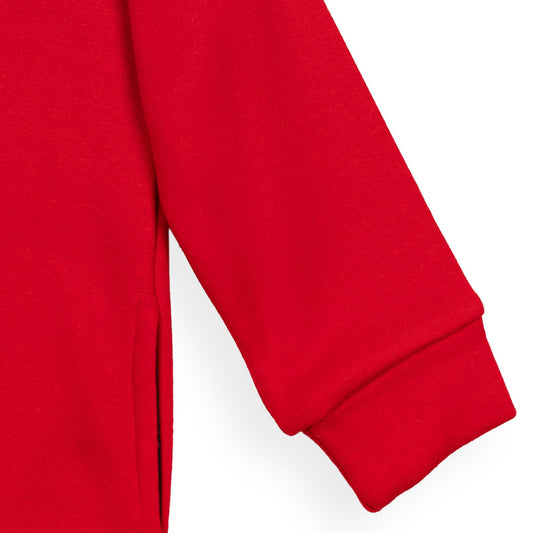 Disney Mickey Mouse Toddler Boys Fleece Pullover Hoodie Red 2T