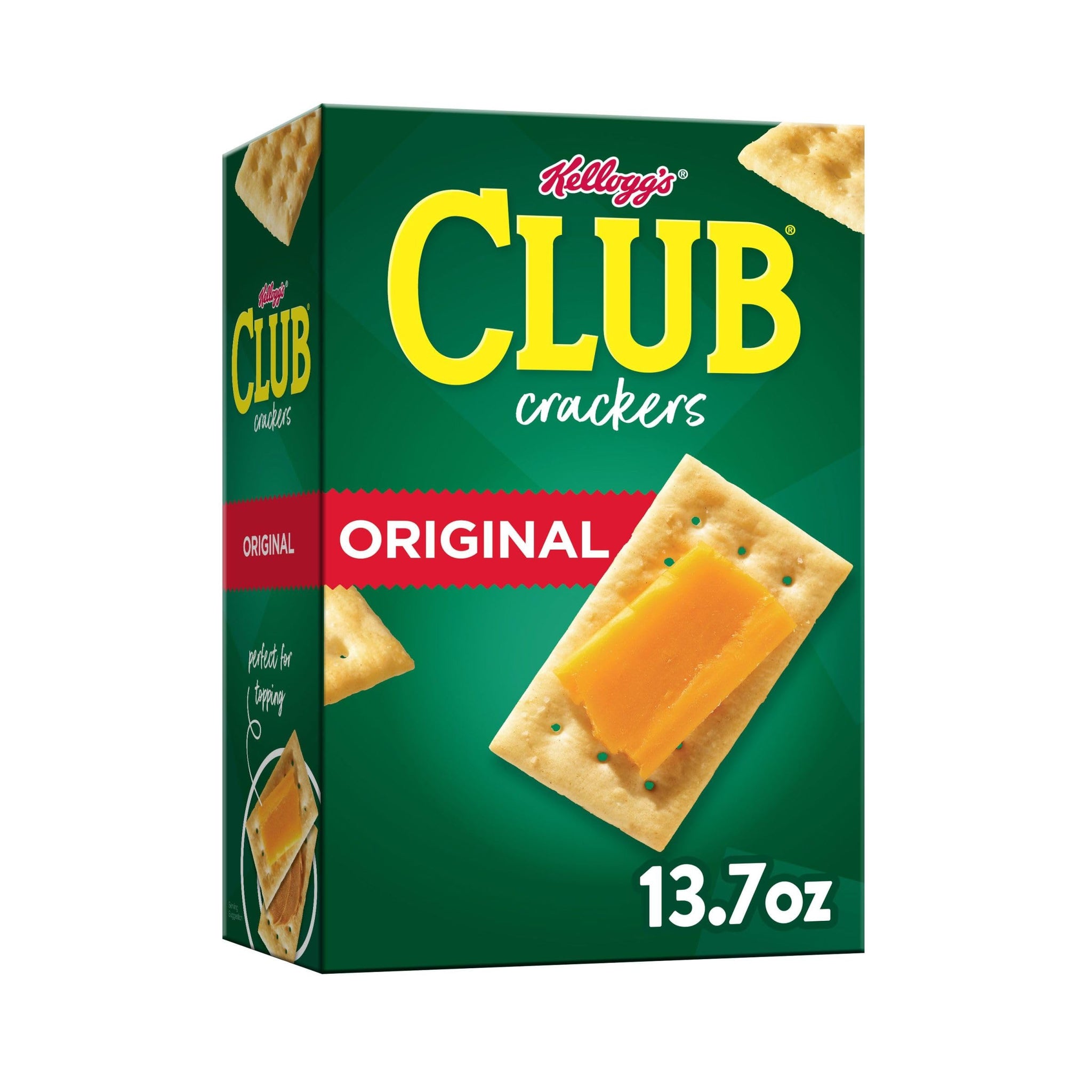 Club Crackers, Lunch Snacks, Snack Crackers, Original, 13.7oz Box (1 Box)