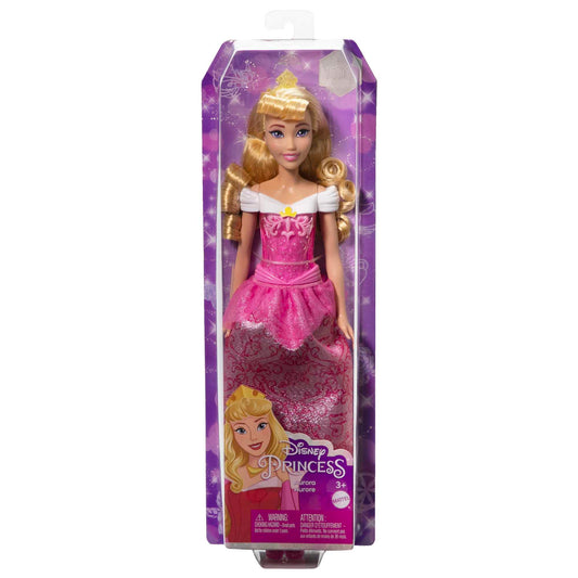 Mattel Disney Princess Dolls, Aurora Sleeping Beauty Posable Fashion Doll with Sparkling Clothing and Accessories, Mattel Disney Movie Toys
