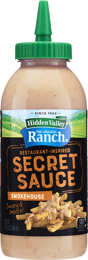 Hidden Valley The Original Ranch Secret Sauce, Smokehouse 12 Ounce Squeezable Bottle (Package May Vary)