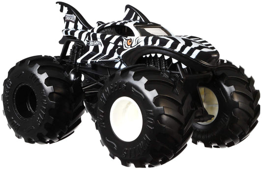 Hot Wheels Monster Trucks Shark Wreak, 1:24 Scale for kids age 3, 4, 5, 6, 7, & 8 Years Old Great Gift Toy Trucks Large Scales