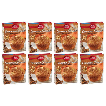 Betty Crocker Cinnamon Streusel Muffin & Quick Bread Mix, 13.9 OZ (pack of 8)