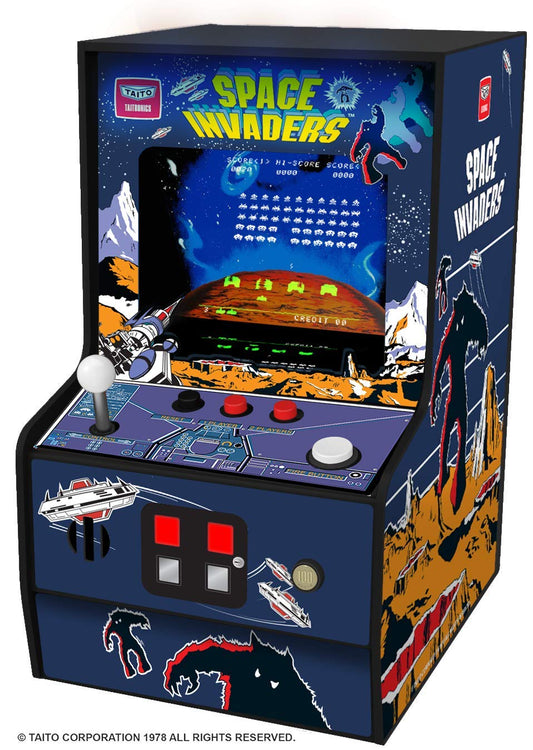 My Arcade Space Invaders Micro Player: Mini Arcade Machine Video Game, Fully Playable, 6.75