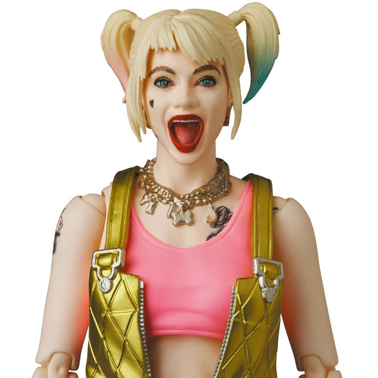 Medicom Birds of Prey: Harley Quinn (Overalls Version) Mafex Action Figure, Multicolor