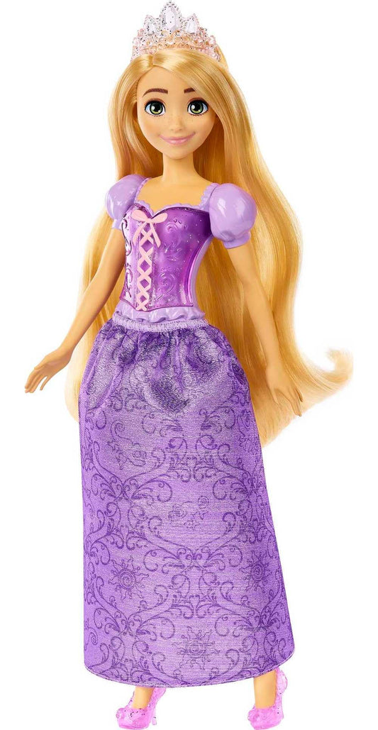 Mattel Disney Princess Dolls, Rapunzel Posable Fashion Doll with Sparkling Clothing and Accessories, Mattel Disney Movie Toys