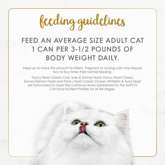 Purina Fancy Feast Seafood Classic Pate - (30) 3 oz. Cans