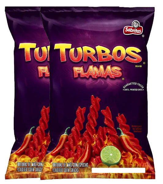 NEW Sabritas Turbos Flamas Net Wt 9.25oz (2)