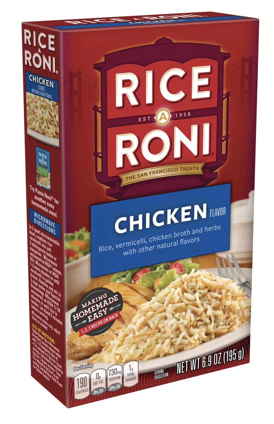 Rice-A-Roni CHICKEN Flavor 6.9oz (6 pack)