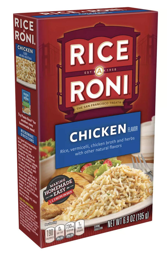 Rice-A-Roni CHICKEN Flavor 6.9oz (6 pack)