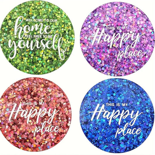 SEDLAV Set of Funny Slogan Coaster Resin and Silicone Shapes with Coaster Storage - Perfect for Epoxy Resin Crafts, Cup Mats, and Creative Home Decoration - Unique and Amusing Coasters to Elevate Your