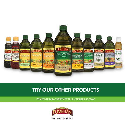 Pompeian Extra Virgin Olive Oil, Cold Pressed, Mild Flavor, Gluten Free, 68 Fl Oz