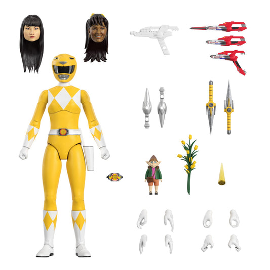 Super7 ULTIMATES! Mighty Morphin Power Rangers Yellow Ranger - 7
