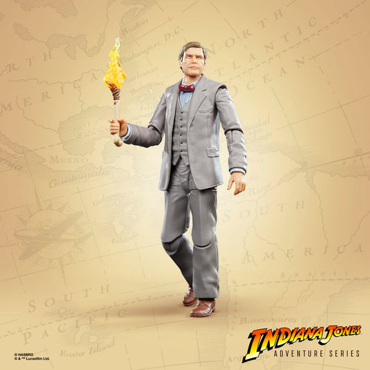 Indiana Jones Adventure Series: Indiana Jones and the Last Crusade, Indiana Jones (Professor) Toy, 6-Inch Action Figures, Kids Ages 4 and Up