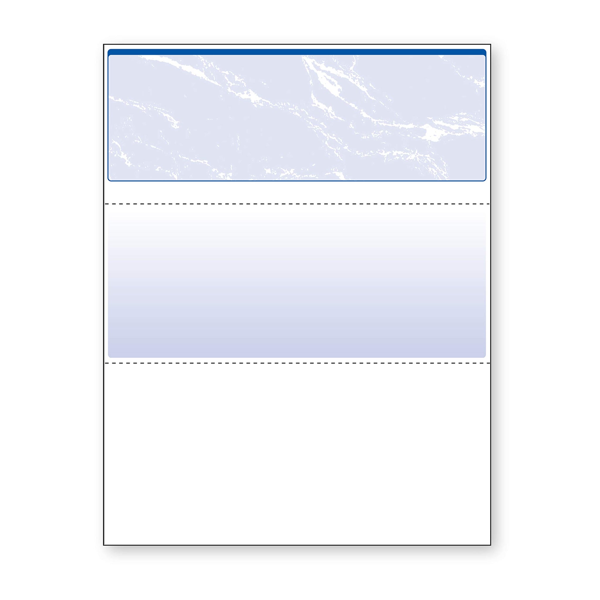 DocuGard Standard Blue Marble Top Check, 24 lb, 8.5 x 11 Inches, 2500 Sheets (04501C)