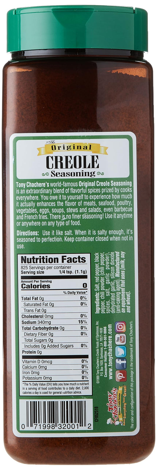 Tony Chachere's Creole Seasoning 32oz