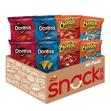Frito-Lay Doritos & Cheetos Mix Variety Pack, (Pack of 40)