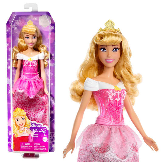 Mattel Disney Princess Dolls, Aurora Sleeping Beauty Posable Fashion Doll with Sparkling Clothing and Accessories, Mattel Disney Movie Toys