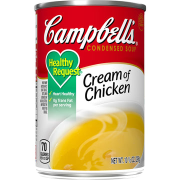 Campbell's Healthy Request Cream of Chicken Condensed Soup 10.5 oz. (Pack of 3)