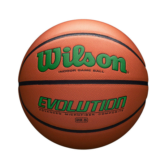 WILSON Evolution Indoor Game Basketball, Green, Size 7 - 29.5