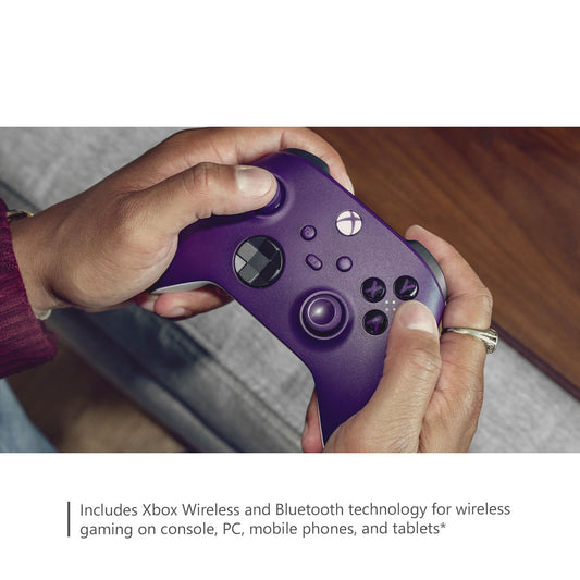 Xbox Core Wireless Gaming Controller – Astral Purple – Xbox Series X|S, Xbox One, Windows PC, Android, and iOS