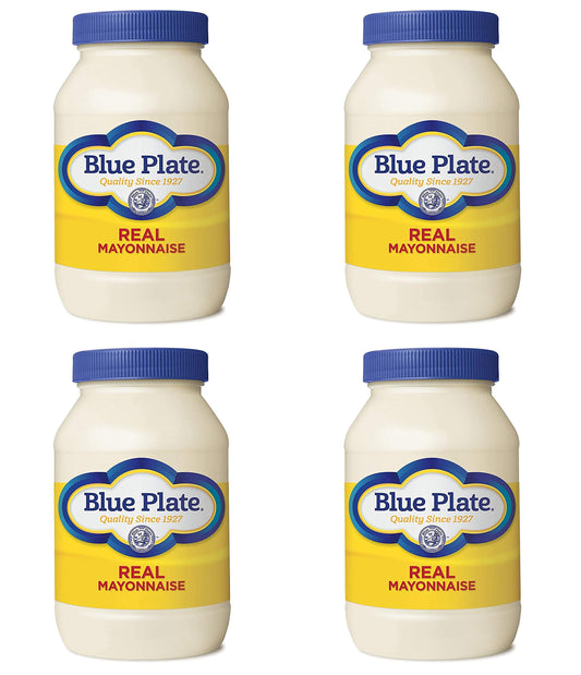 Blue Plate Real Mayonnaise, 30 fl oz (Pack Of 4)