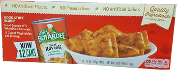 Chef Boyardee Beef Ravioli, 180 Ounce