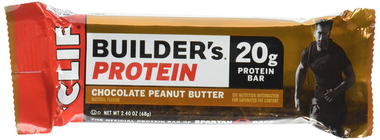 CLIF Chocolate Peanut Butter Builder Bar 6 Count, 14.4 OZ