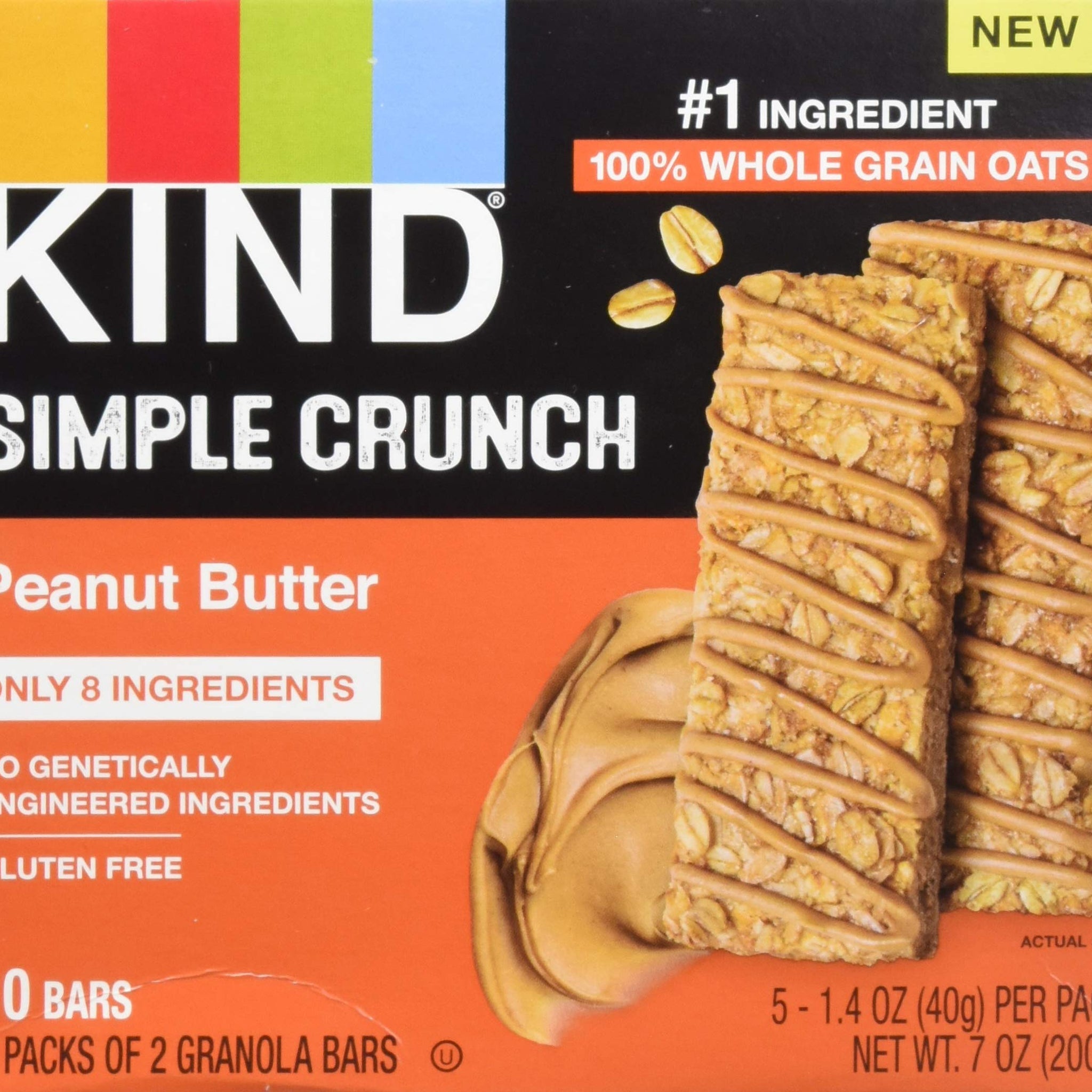 Kind Bar Smpl Crnch Pnt Bttr, 7 Ounce