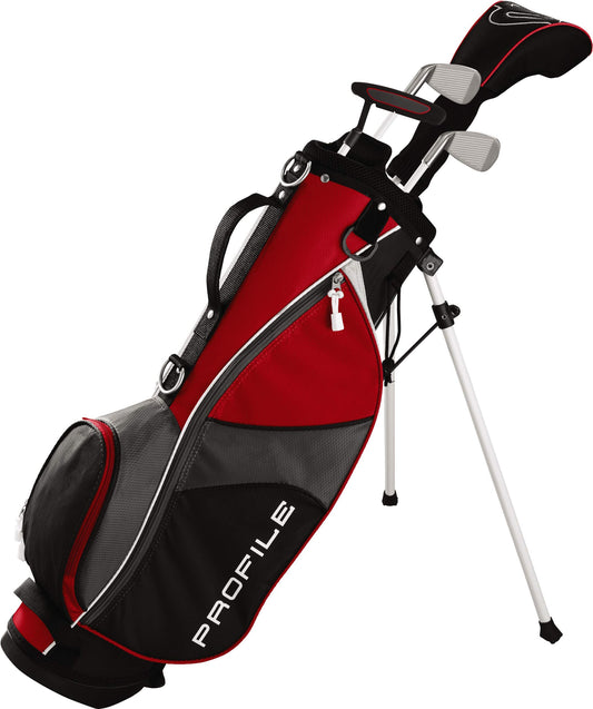 Wilson Profile JGI Junior Complete Golf Set - Small, Red, Right Hand