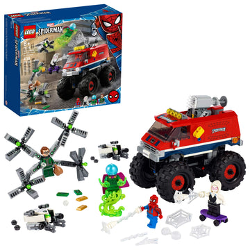 LEGO Marvel Spider-Man: Spider-Man's Monster Truck vs. Mysterio 76174; Cool, Collectible Birthday Gift for Kids, New 2021 (439 Pieces)