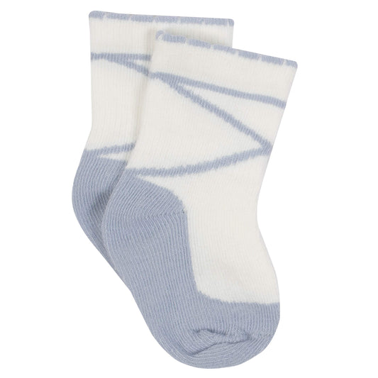 Gerber Baby Girls 8-Pair Wiggle Proof Sock, Ballet, 0-6 Months