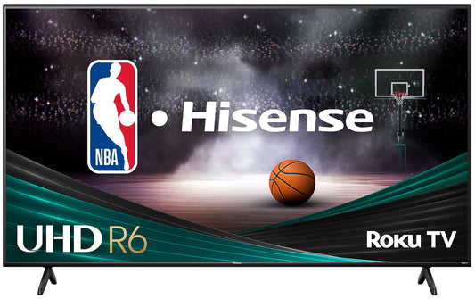 Hisense 43-Inch Class R6 Series 4K UHD Smart Roku TV with Alexa Compatibility, Dolby Vision HDR, DTS Studio Sound, Game Mode (43R6G)