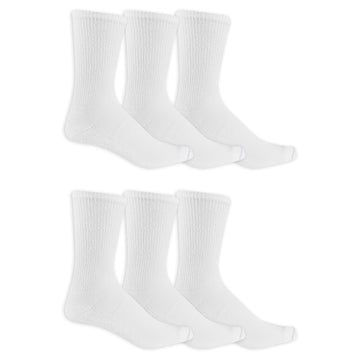 Dr. Scholl's Men's Diabetes & Circulator Sock, White, 13-15 US