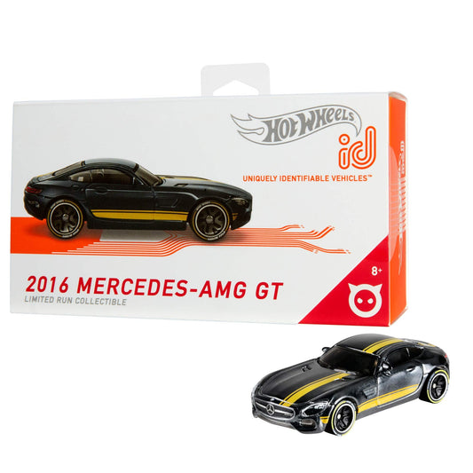 Hot Wheels id Vehicle 2016 Mercedes AMG GT with Embedded NFC Chip, 1:64 scale