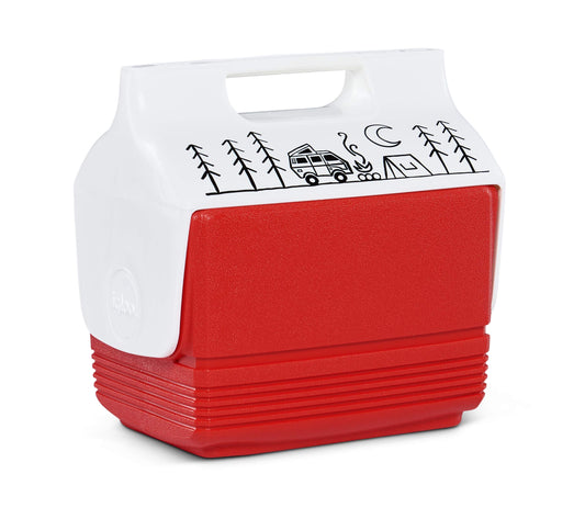 Igloo 4 Quart Limited Edition David Rollyn Portable Lunchbox Playmate Mini Cooler Ice Box, Small (48848)