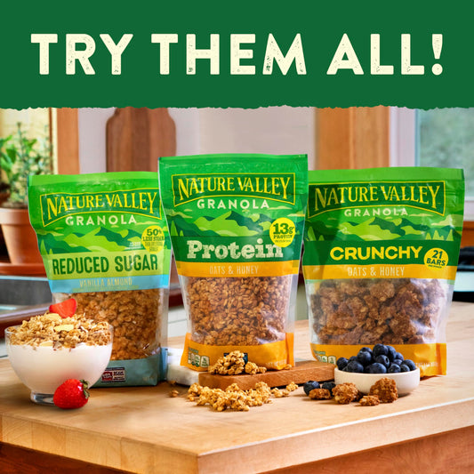 Nature Valley Crunchy Granola, Cinnamon, Resealable Bag, 16 OZ