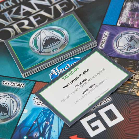 Monopoly: Marvel Studios' Black Panther: Wakanda Forever Edition Board Game for Families and Kids Ages 8+, Game for 2-6 Players