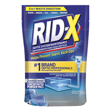RID-X Septic Treatment, 2 Month Supply Of Septi-Pacs, 2.1 Ounce (Pack of 1)