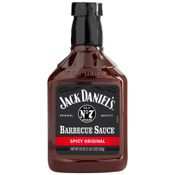 Jack Daniel's Sweet & Spicy Barbecue Sauce (19 oz Bottles, Pack of 6)