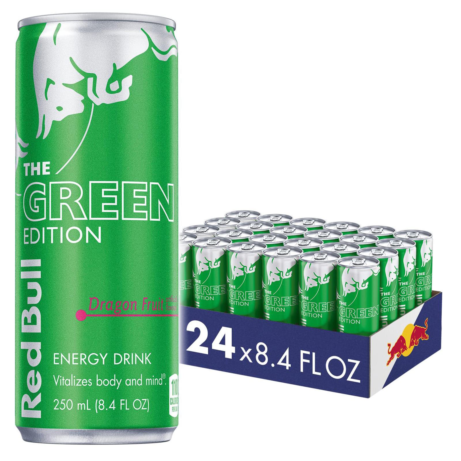 Red Bull Energy Drink, Dragon Fruit, 8.4 Fl Oz (Pack of 24)