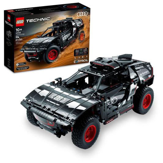 LEGO Technic Audi RS Q e-tron 42160 Advanced Building Kit for Kids Ages 10 and Up, This Remote Controlled Car Toy Features App-Controlled Steering and Makes a Great Gift for Kids Who Love Engineering