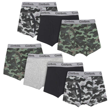 Gerber 7-Pack Toddler Baby Boys Camo Boxer Briefs (2-3T)