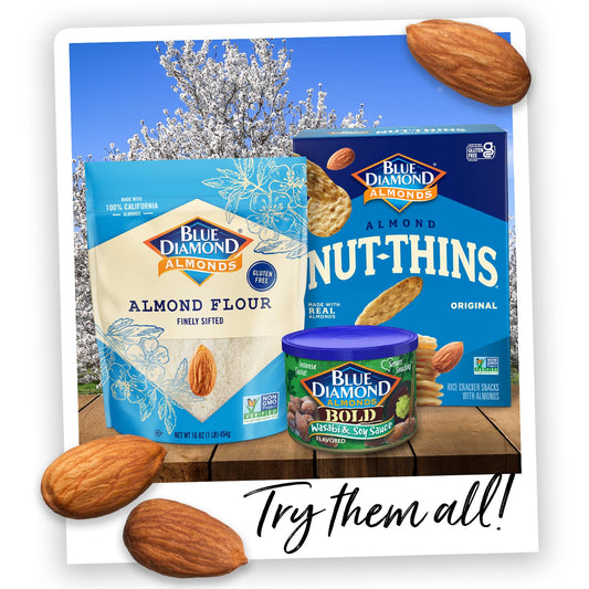 Blue Diamond Almonds Almond Flour, Gluten Free, Blanched, Finely Sifted, 48 oz