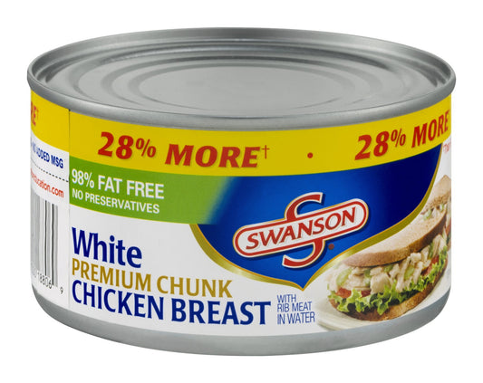 Swanson White Premium Chunk Chicken Breast 12.5OZ (Pack of 12)