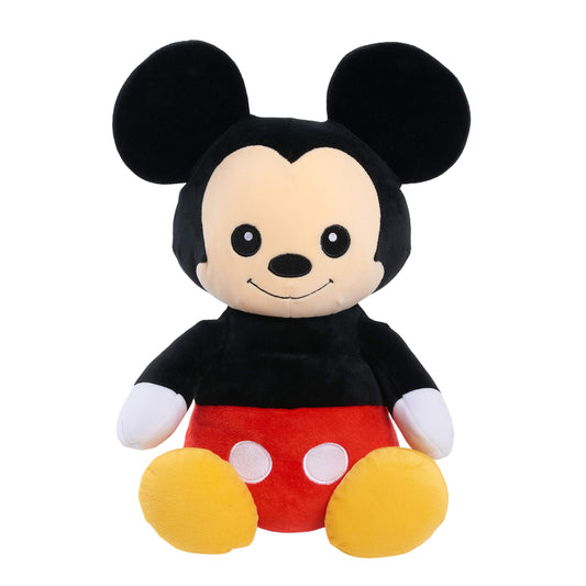 Disney Classics 14-Inch Mickey Mouse, Comfort Weighted Plush Animals for Kids Sensory Toys, Officially Licensed Kids Toys for Ages 3 Up by Just Play
