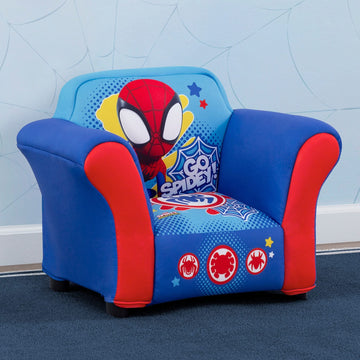 Spidey and His Amazing Friends Upholstered Chair with Sculpted Plastic Frame