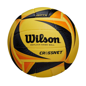 CROSSNET Wilson X OPTX Replica Beach Volleyball Outdoor Training Game Play Ball with Virtual Spin Technology, and Optic Flow Graphics